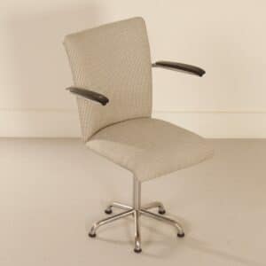 Office chair by Toon de Wit for Gebr. de Wit, 1950s &#8211; Re-upholstered