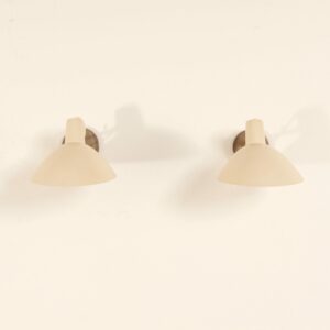 Pair of Visor Wall Lights by Vittoriano Vigano for Arteluce, ca 1950
