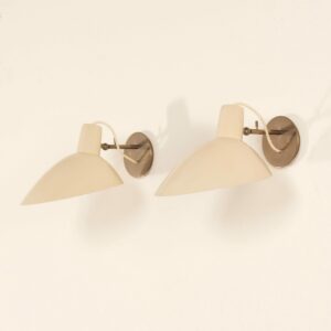 Pair of Visor Wall Lights by Vittoriano Vigano for Arteluce, ca 1950