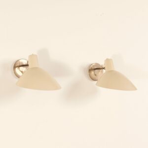 Pair of Visor Wall Lights by Vittoriano Vigano for Arteluce, ca 1950