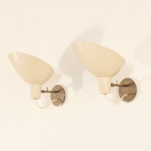 Pair of Visor Wall Lights by Vittoriano Vigano for Arteluce, ca 1950