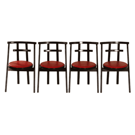 Dining Chairs Alcina by Piero De Martini for Cassina, 1980s | Set of 4