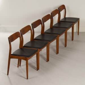 Danish Dining Chairs by Johannes Andersen for Uldum, 1960s | Set of 6