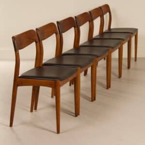Danish Dining Chairs by Johannes Andersen for Uldum, 1960s | Set of 6