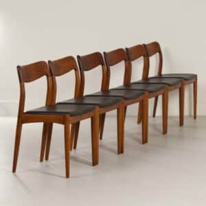 Danish Dining Chairs by Johannes Andersen for Uldum, 1960s | Set of 6