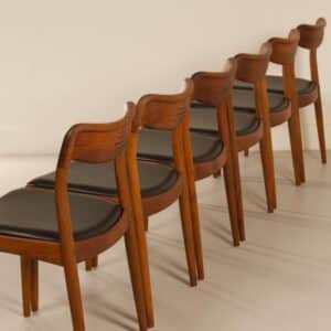 Danish Dining Chairs by Johannes Andersen for Uldum, 1960s | Set of 6