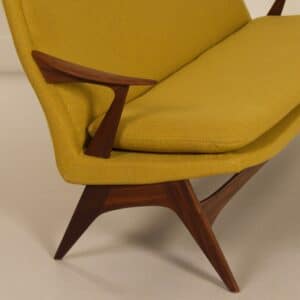 3-Seater Sofa by Karl Edvard Korseth for LK Hjelle, 1950s &#8211; Re-upholstered