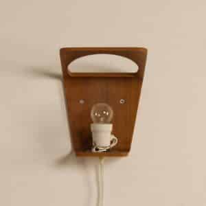 Teak Wall Lights by Louis Kalff for Philips, 1950s | Set of 2