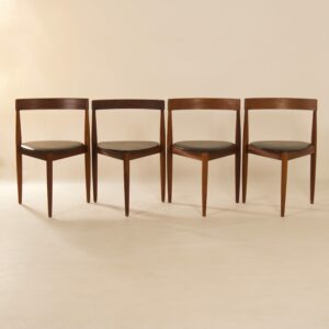 Roundette Dining Chairs by Hans Olsen for Frem Røjle, 1960s &#8211; Set of 4