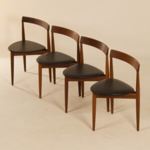 Roundette Dining Chairs by Hans Olsen for Frem Røjle, 1960s &#8211; Set of 4