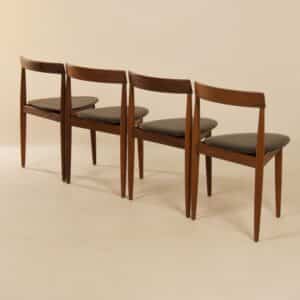 Roundette Dining Chairs by Hans Olsen for Frem Røjle, 1960s &#8211; Set of 4