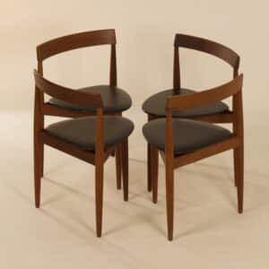 Roundette Dining Chairs by Hans Olsen for Frem Røjle, 1960s &#8211; Set of 4