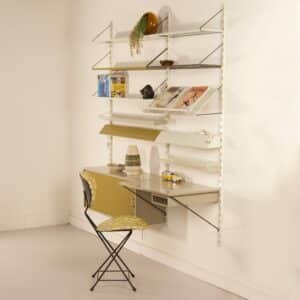 Pilastro Wall System with Desk and Drawer by Tjerk Reijenga, 1960s