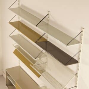 Pilastro Wall System with Desk and Drawer by Tjerk Reijenga, 1960s