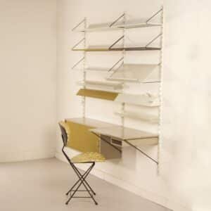 Pilastro Wall System with Desk and Drawer by Tjerk Reijenga, 1960s