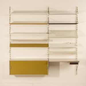 Pilastro Wall System with Desk and Drawer by Tjerk Reijenga, 1960s