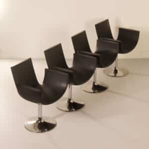 Noa Dining chairs by Marcello Ziliani for Sintesi, 2000s