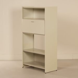Gispen 5600 Secretaire by A. R. Cordemeyer, 1950s | Single-piece in Gray, White and Cream