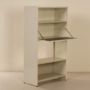 Gispen 5600 Secretaire by A. R. Cordemeyer, 1950s | Single-piece in Gray, White and Cream