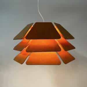 Impressive Danish Pendant lamp model 838 by P&#038;P Ljus ab, 1970s
