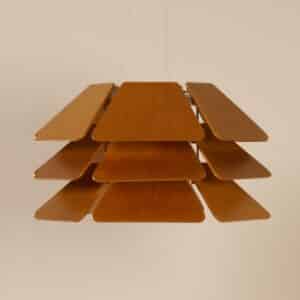 Impressive Danish Pendant lamp model 838 by P&#038;P Ljus ab, 1970s
