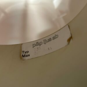 Impressive Danish Pendant lamp model 838 by P&#038;P Ljus ab, 1970s