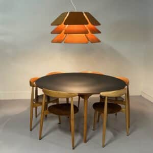 Impressive Danish Pendant lamp model 838 by P&#038;P Ljus ab, 1970s