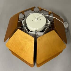 Impressive Danish Pendant lamp model 838 by P&#038;P Ljus ab, 1970s
