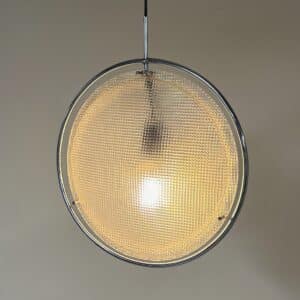 French Space Age Pendant Lamp, 1970s