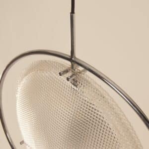 French Space Age Pendant Lamp, 1970s