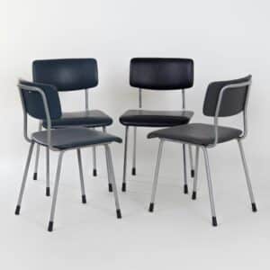 1231 Tubular chairs by Ontwerpbureau Gispen for Gispen, c. 1960s | Set of 4