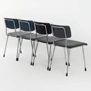 1231 Tubular chairs by Ontwerpbureau Gispen for Gispen, c. 1960s | Set of 4
