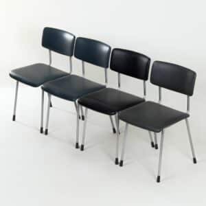 1231 Tubular chairs by Ontwerpbureau Gispen for Gispen, c. 1960s | Set of 4