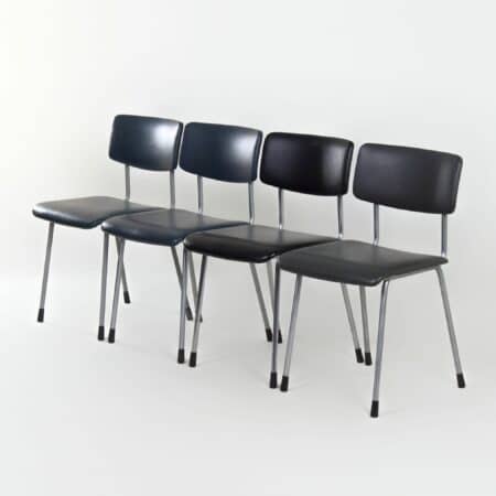 1231 Tubular chairs by Ontwerpbureau Gispen for Gispen, c. 1960s | Set of 4