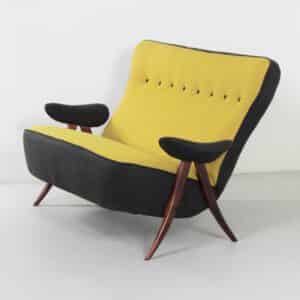 Sofa Model 105 Hairpin by Theo Ruth for Artifort, 1950s
