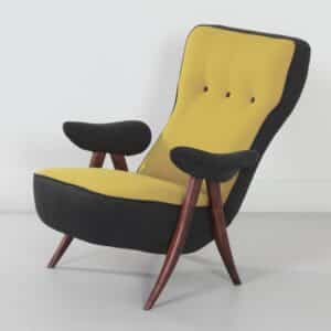 Armchair Model 105 Hairpin by Theo Ruth for Artifort, 1950s