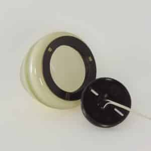 Ceiling light with Glass Cap by Brüne, 1960s