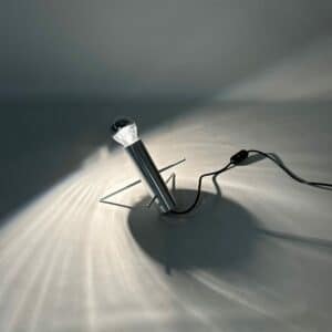 &#8216;Krekel&#8217; (Cricket) Table Lamp Model R-60 by Otto Wasch for RAAK, 1960s