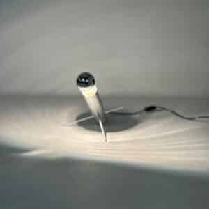 &#8216;Krekel&#8217; (Cricket) Table Lamp Model R-60 by Otto Wasch for RAAK, 1960s