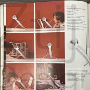 &#8216;Krekel&#8217; (Cricket) Table Lamp Model R-60 by Otto Wasch for RAAK, 1960s