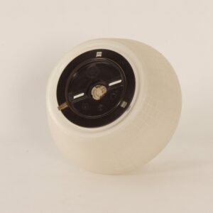 Frosted Glass Ceiling Lamp with Block Pattern by Brüne, 1960s