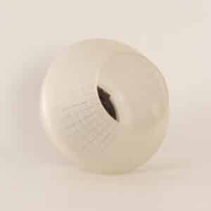 Frosted Glass Ceiling Lamp with Block Pattern by Brüne, 1960s