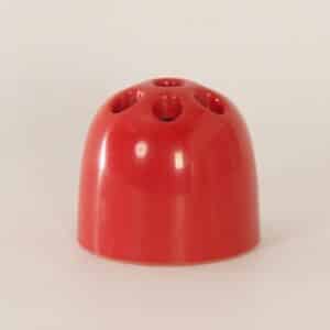 Vintage Red &#8220;Dedalino&#8221; Pencil holder by Emma Gismondi for Artemide, 1960s