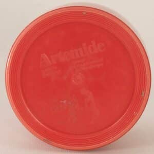 Vintage Red &#8220;Dedalino&#8221; Pencil holder by Emma Gismondi for Artemide, 1960s