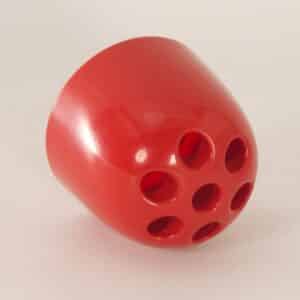 Vintage Red &#8220;Dedalino&#8221; Pencil holder by Emma Gismondi for Artemide, 1960s