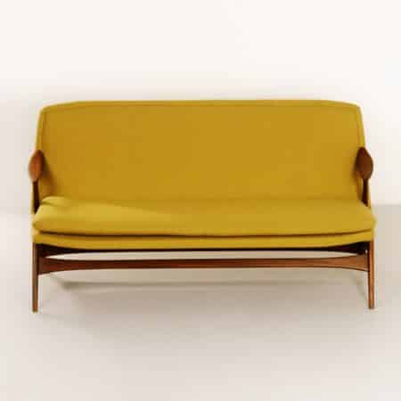 3-Seater Sofa by Karl Edvard Korseth for LK Hjelle, 1950s - Re-upholstered