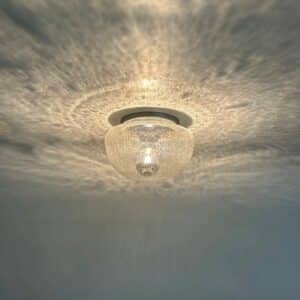 Transparent Bubble Glass Ceiling Lamp by Peill &#038; Putzler, 1970s