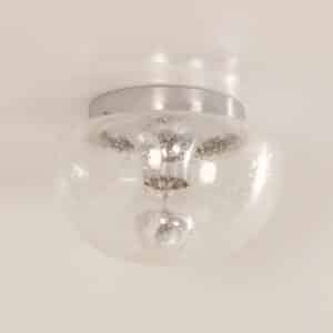 Transparent Bubble Glass Ceiling Lamp by Peill &#038; Putzler, 1970s