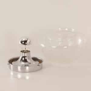 Transparent Bubble Glass Ceiling Lamp by Peill &#038; Putzler, 1970s
