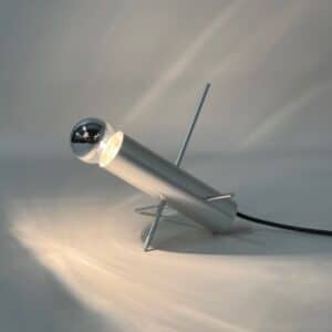 &#8216;Krekel&#8217; (Cricket) Table Lamp Model R-60 by Otto Wasch for RAAK, 1960s